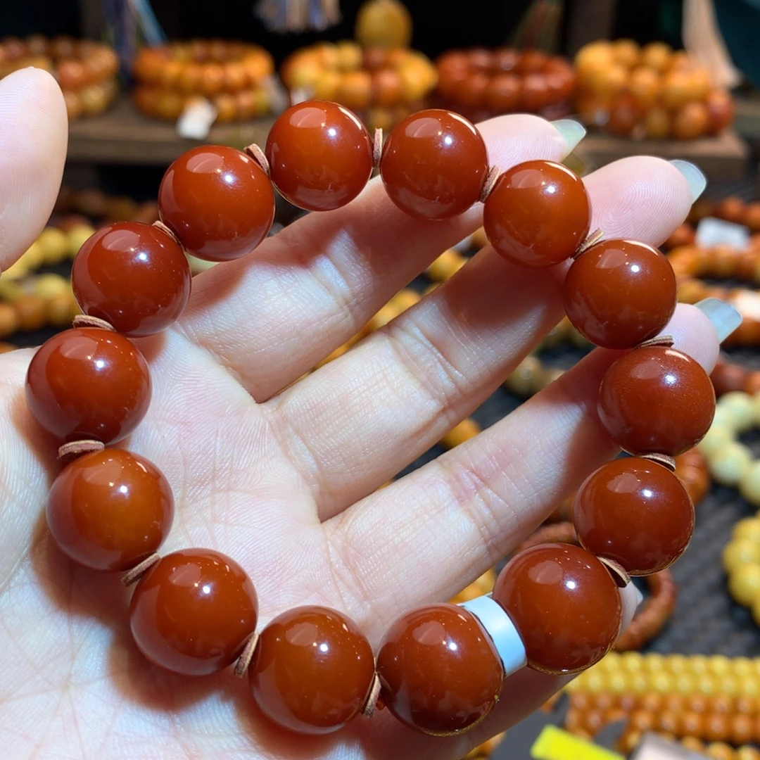 蜜蜡未镶嵌手串蜜蜡手串