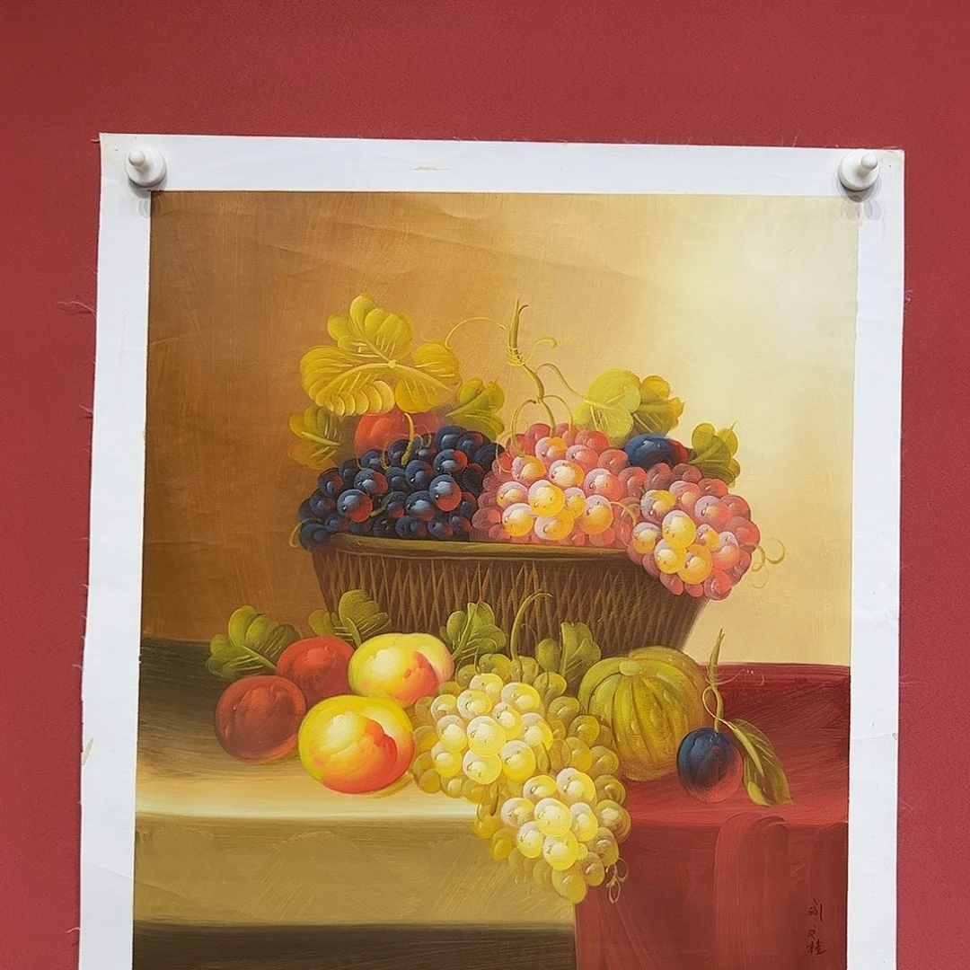 油画姚*刘文桂油画作品