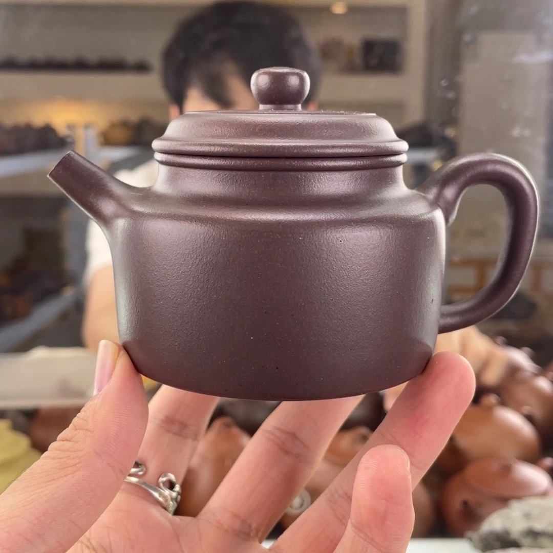 茶壶紫砂150cc老紫泥茶壶