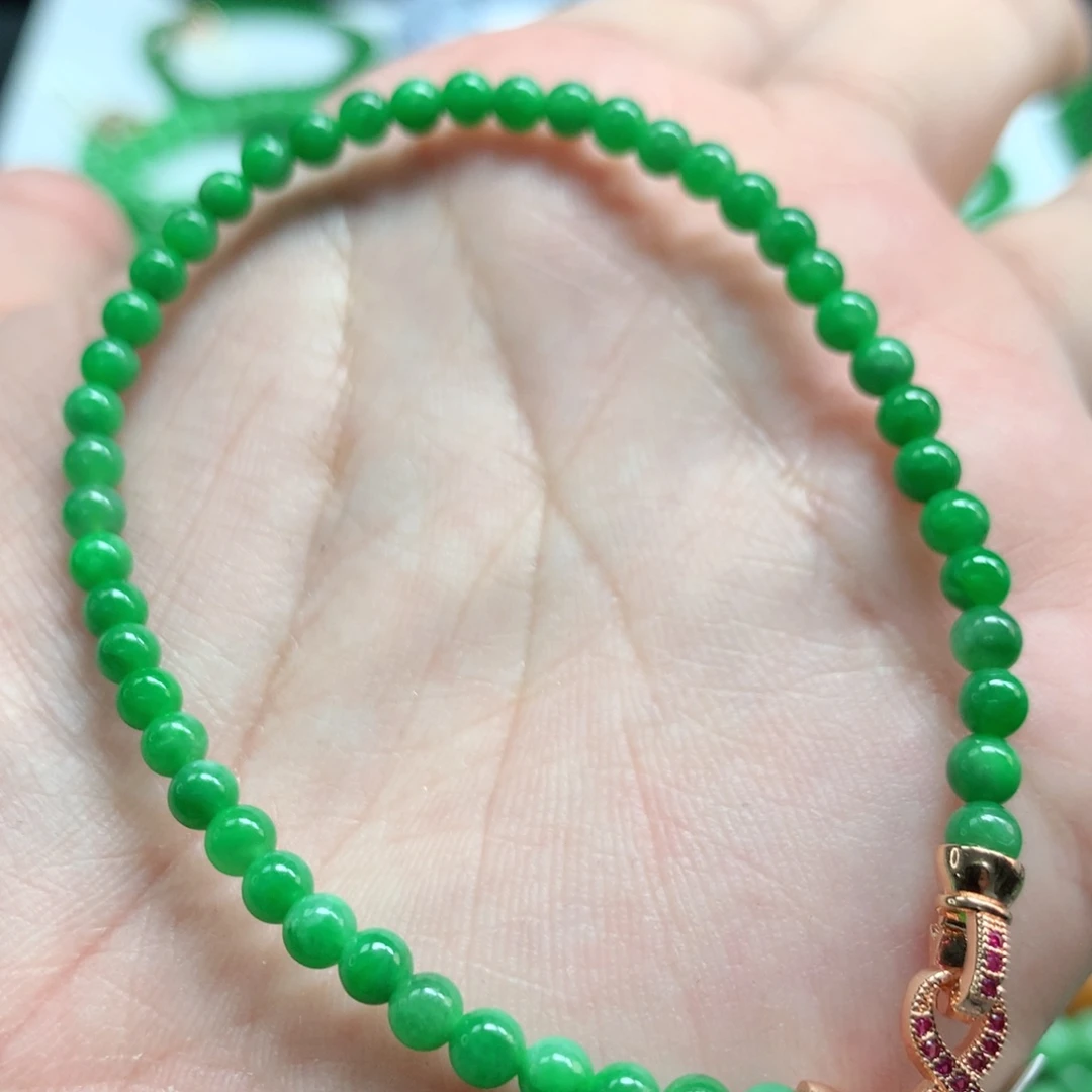 翡翠未镶嵌手链翡翠