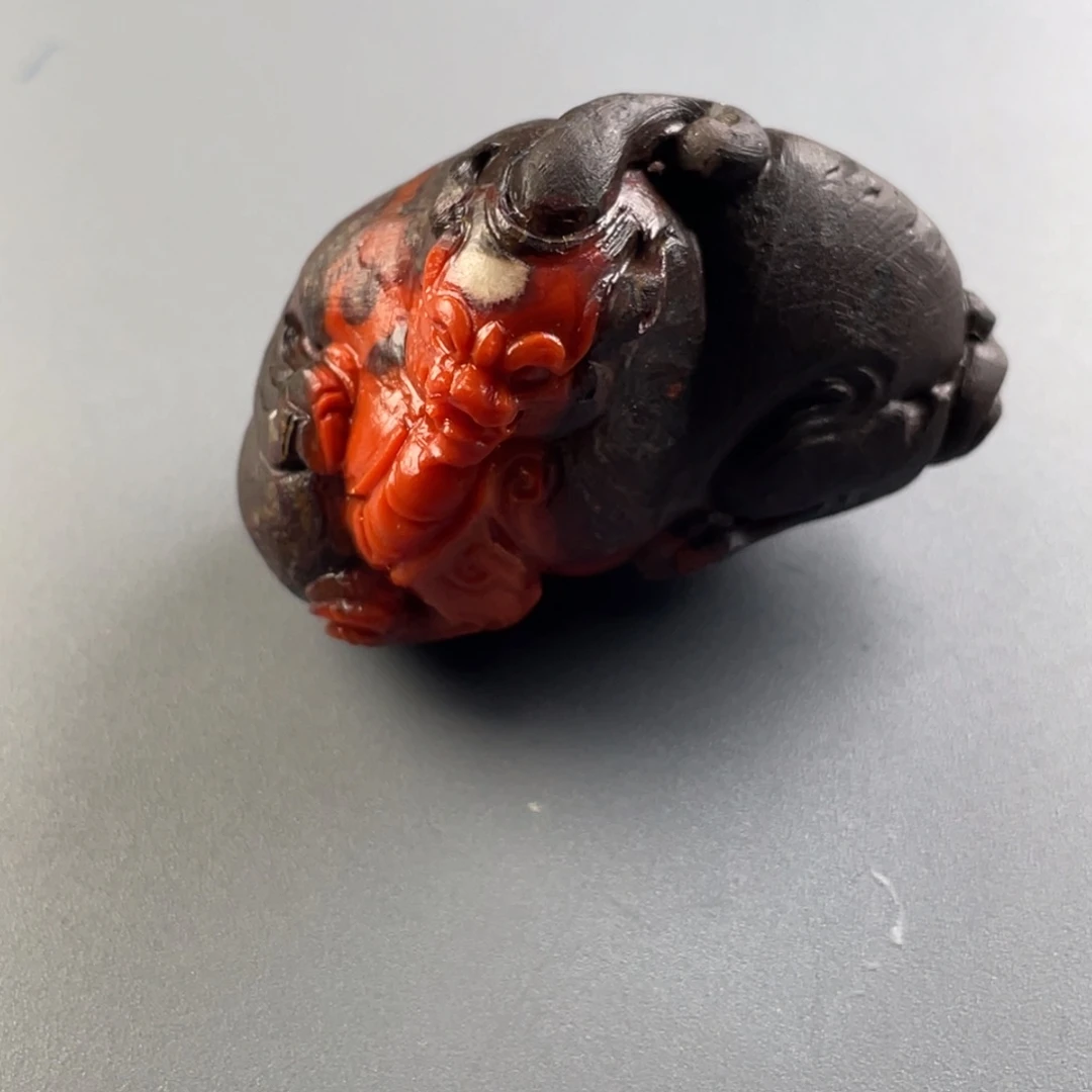 南红玛瑙保山天然原矿杨柳啊东寨老南红貔貅挂件未镶马****兽