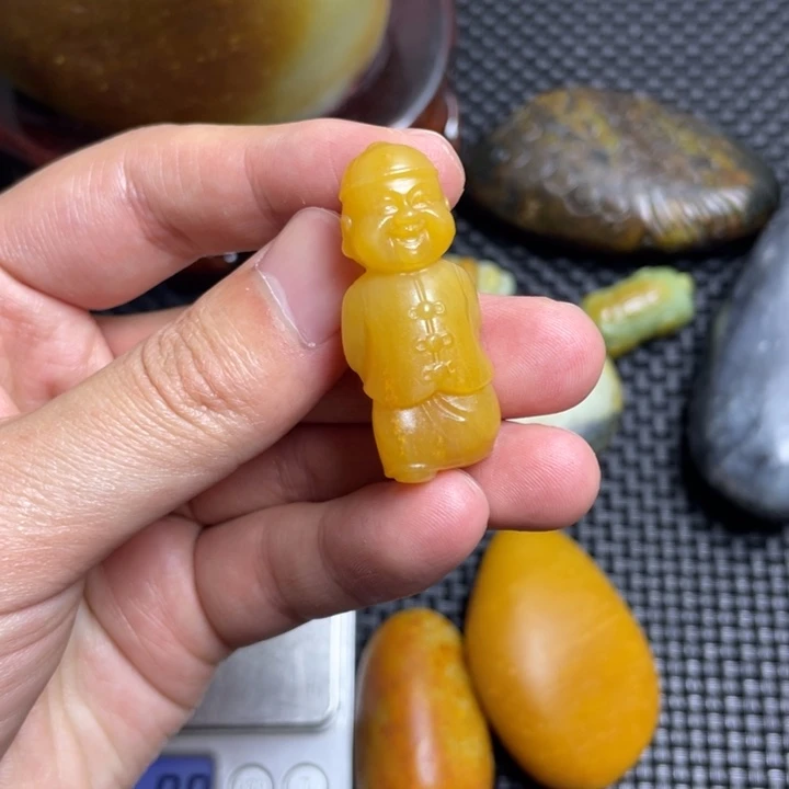 和田玉挂件未镶嵌真**语
