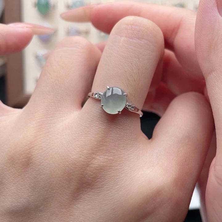 翡翠戒指未镶嵌戒指