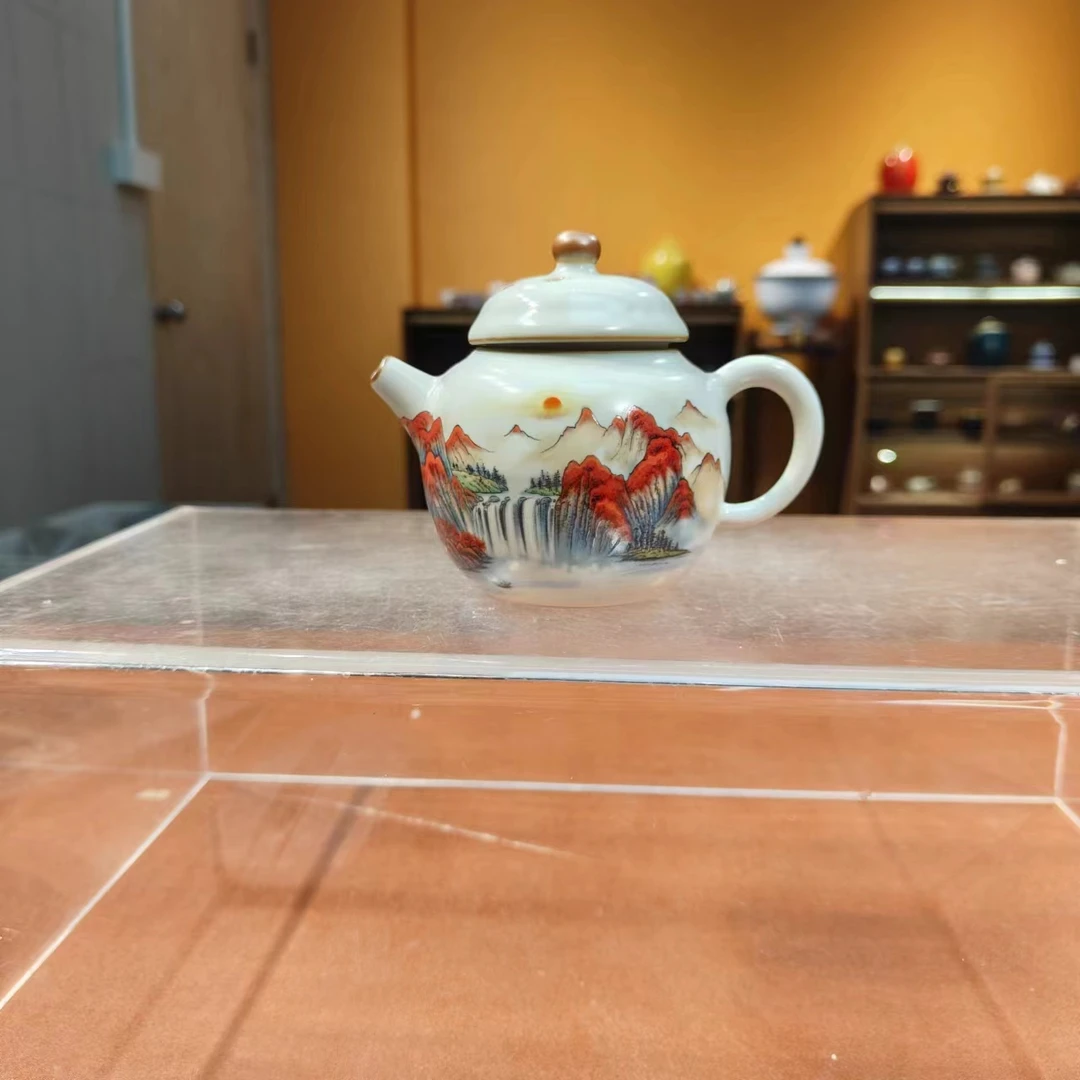 德化云仓 鸿运当头美人茶壶-5042（直播专享）