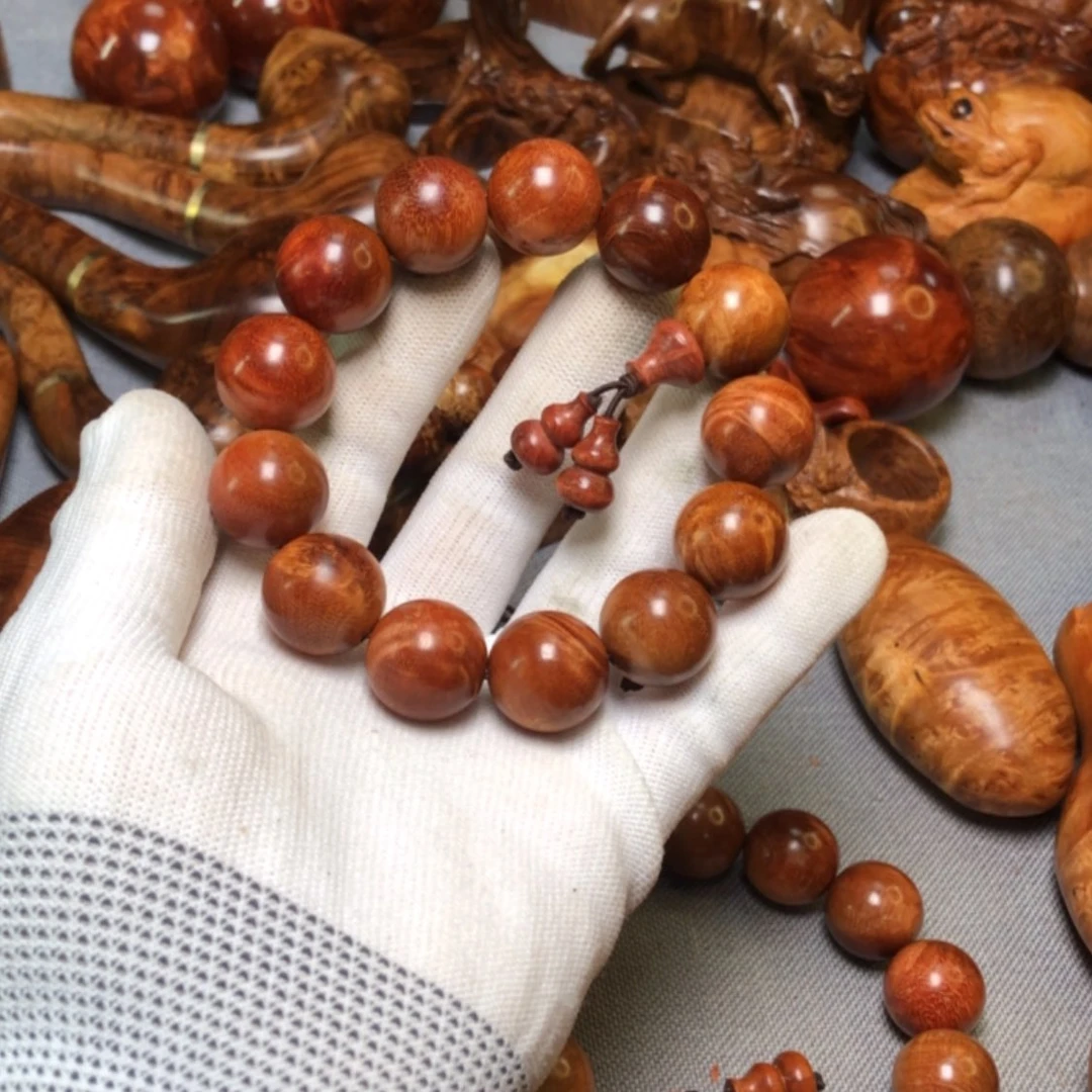 【闪购商品】木一***谢麻梨疙瘩火琉璃手把件