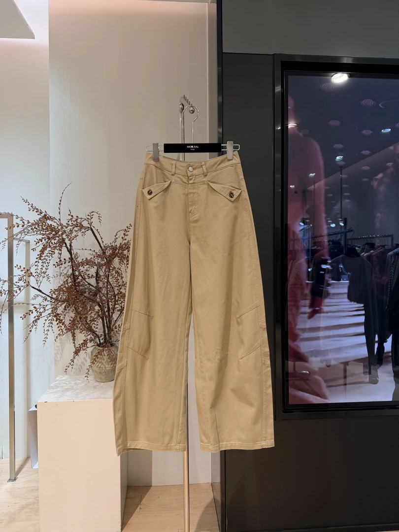 ZZ时尚百搭INS风高腰水洗牛仔裤X1053