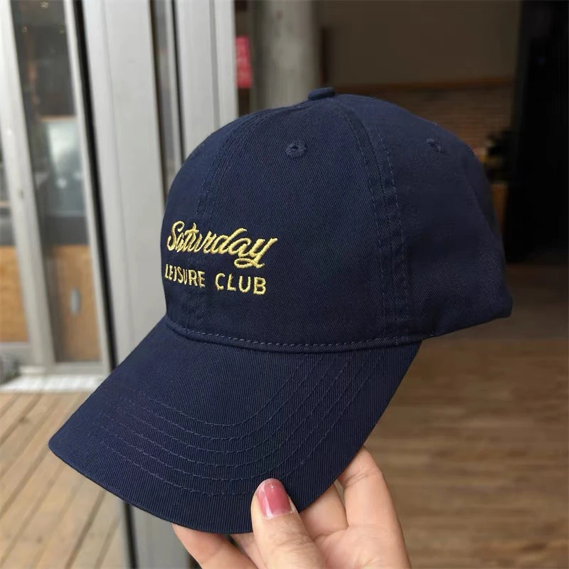 新款韩版美式刺绣字母棒球帽子女春夏季百搭宽檐显脸小软顶鸭舌帽