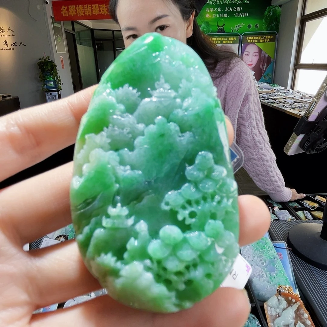 颈饰未镶嵌翡翠翡翠