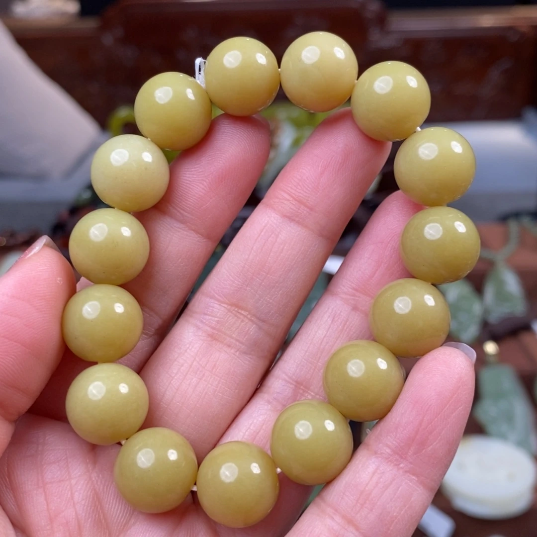 蛇纹石玉未镶嵌手串