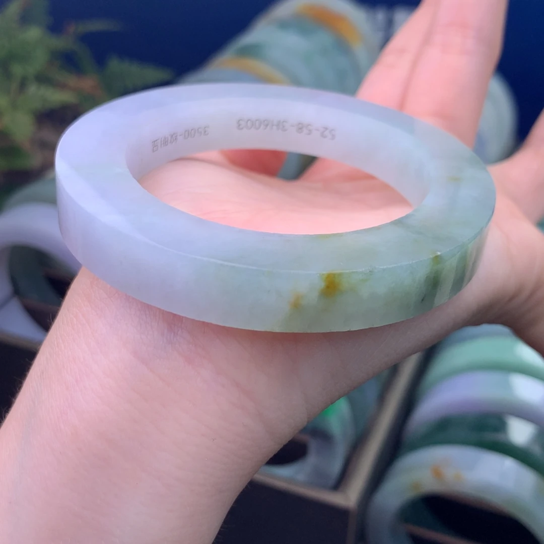 定制翡翠未镶嵌手镯定制不退不换