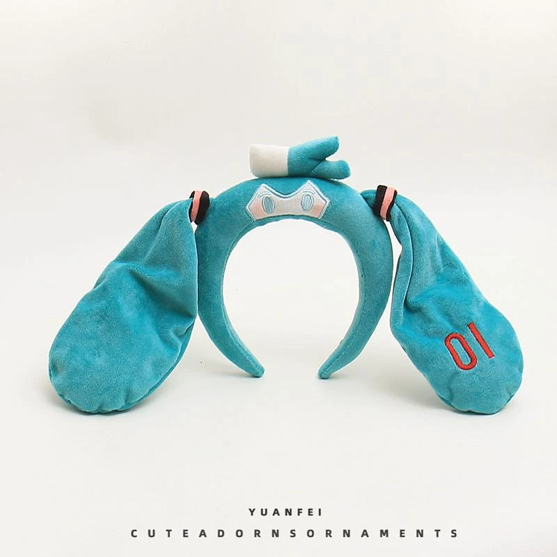 可爱次元发箍初音未来头箍卡通头饰少女卖萌拍照发卡