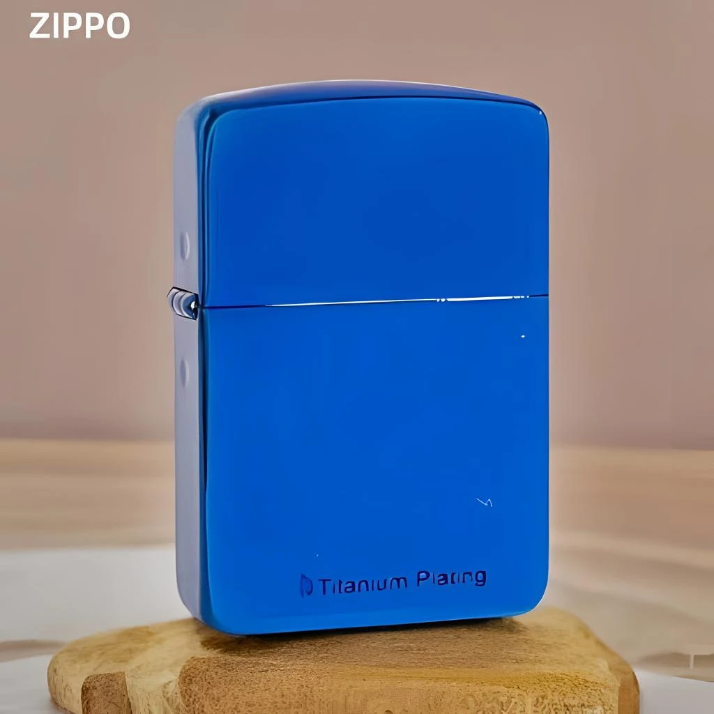 ZIPPO打火机【1941镀蓝钛】原装正品煤油防风男士点烟送礼生日DYJ1