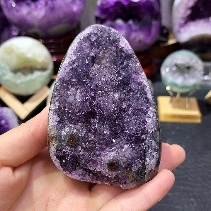 未镶嵌珠宝半成品紫晶
