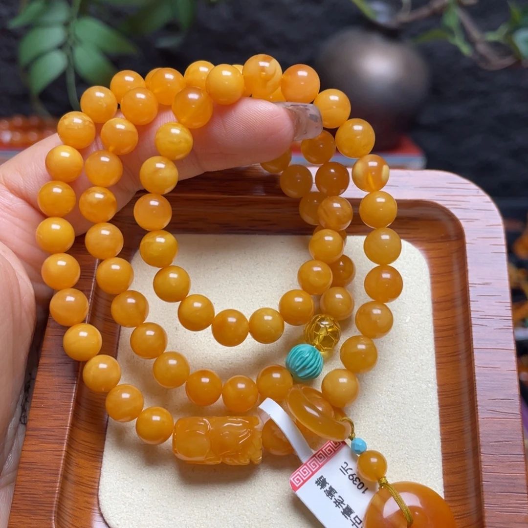 蜜蜡未镶嵌手链手串