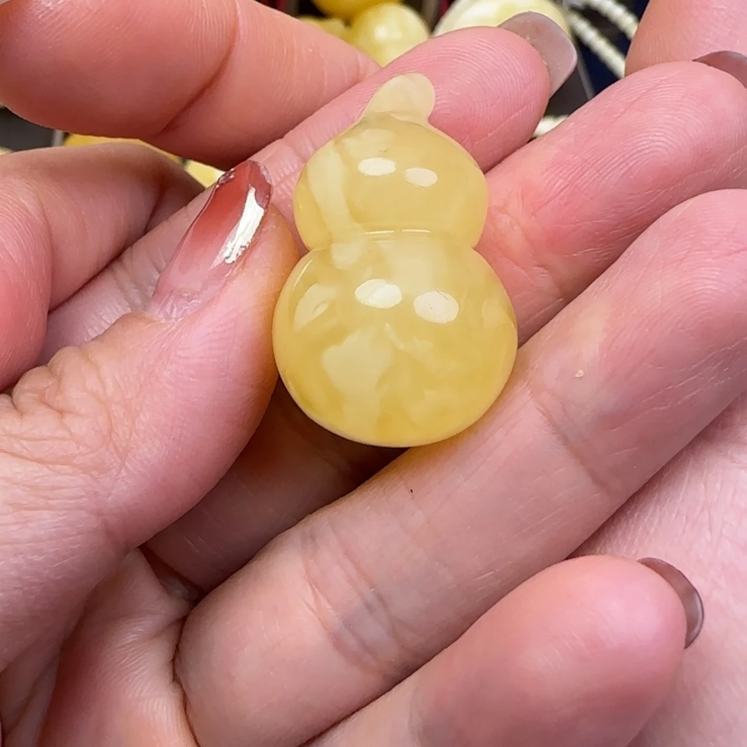 蜜蜡颈饰未镶嵌天然蜜蜡