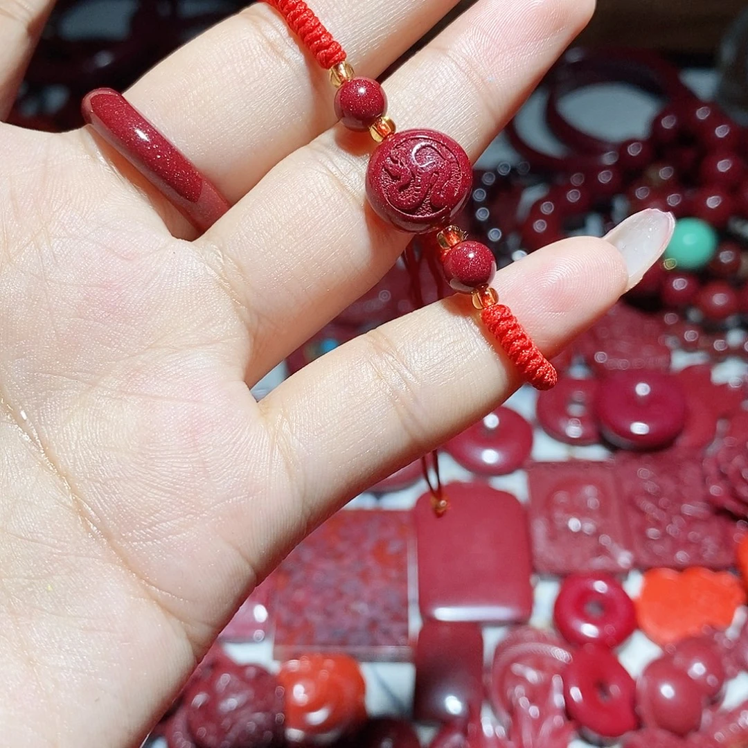 天然辰砂朱砂兔子