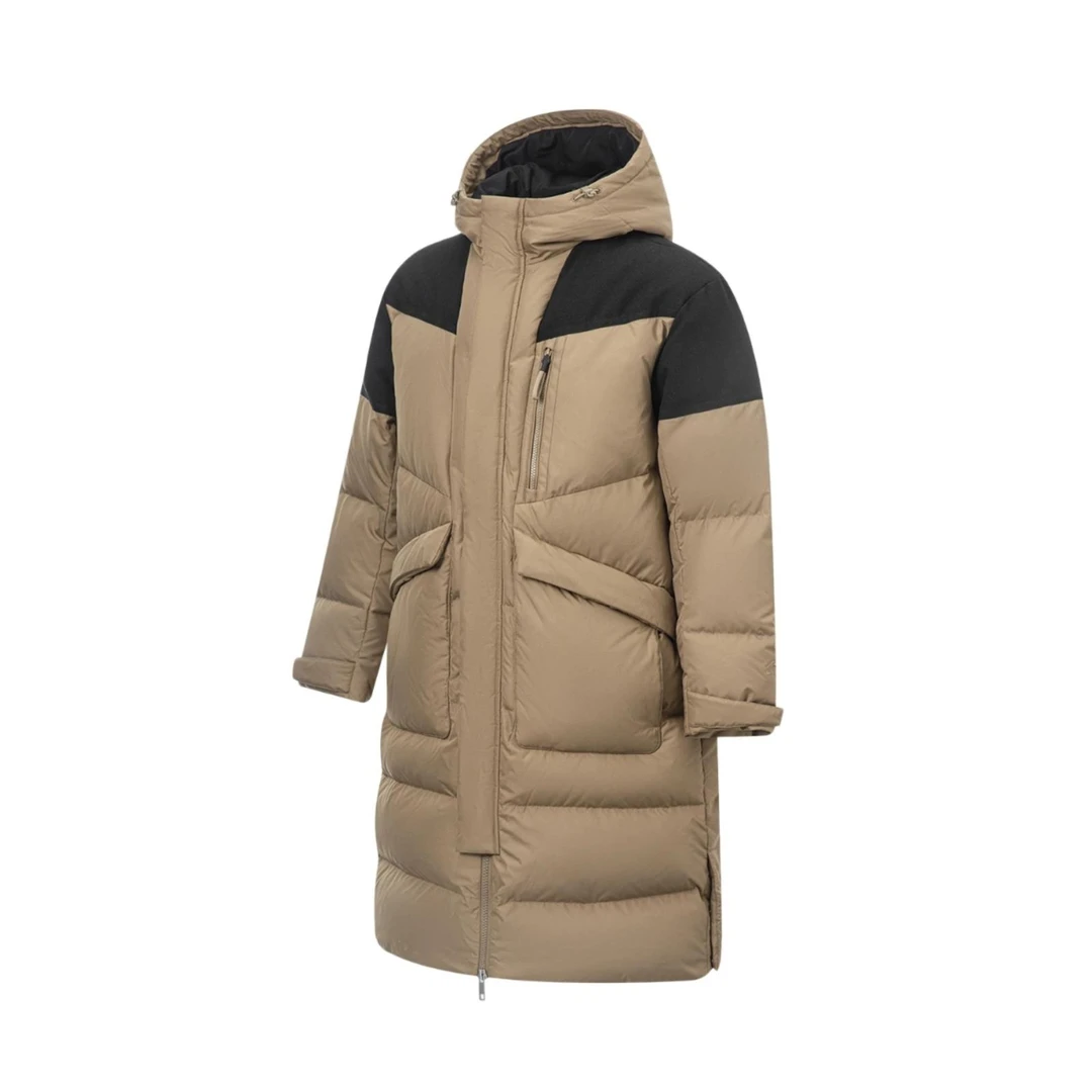 (直播）李宁男女同款冬季鸭绒宽松保暖运动潮流长羽绒服AYMT069