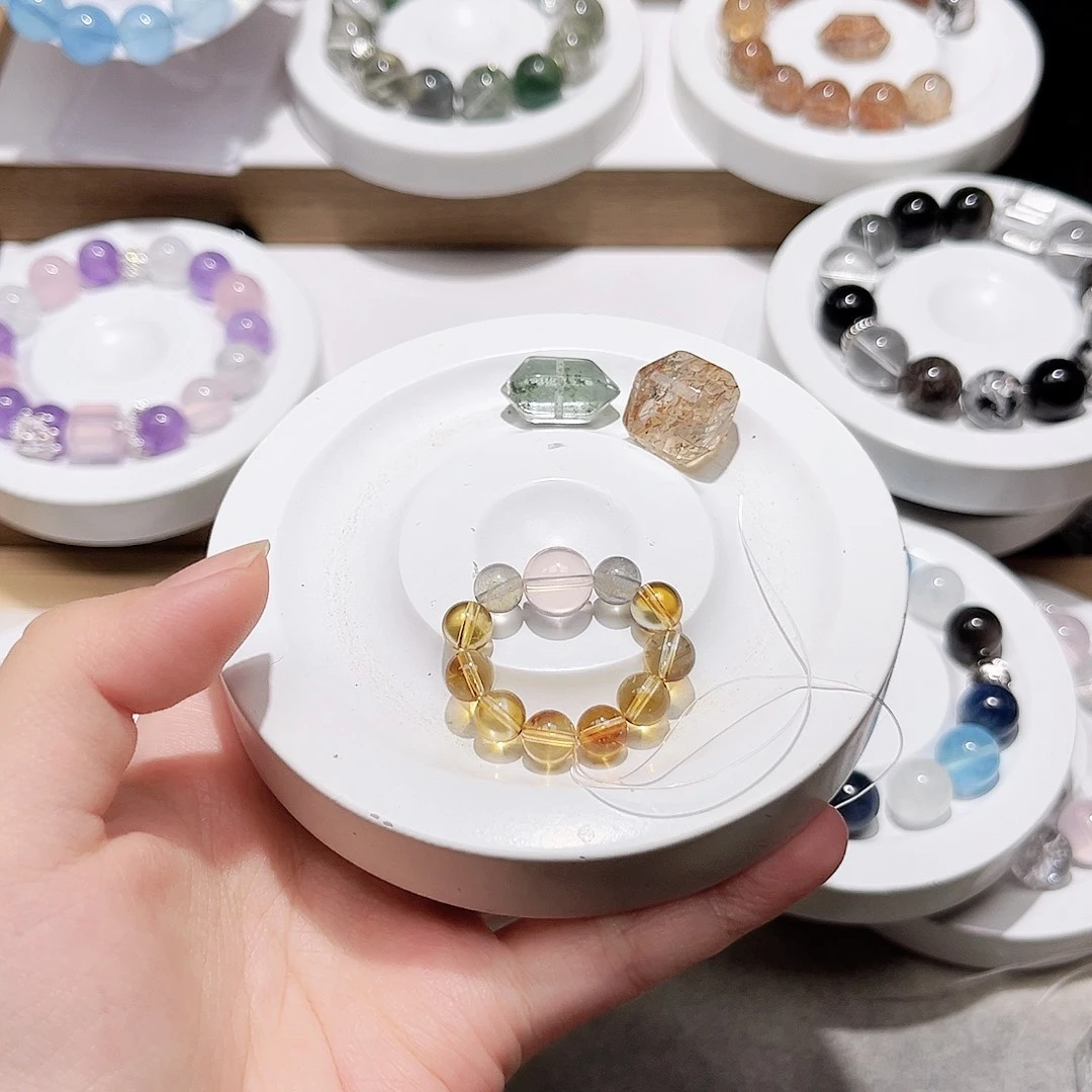 水晶手链未镶嵌天然水晶