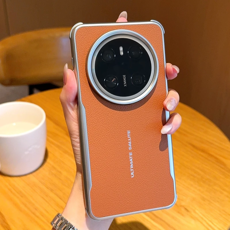 适用于华为Mate70pro手机壳磨砂磁吸高级感全包防摔简约商务男士