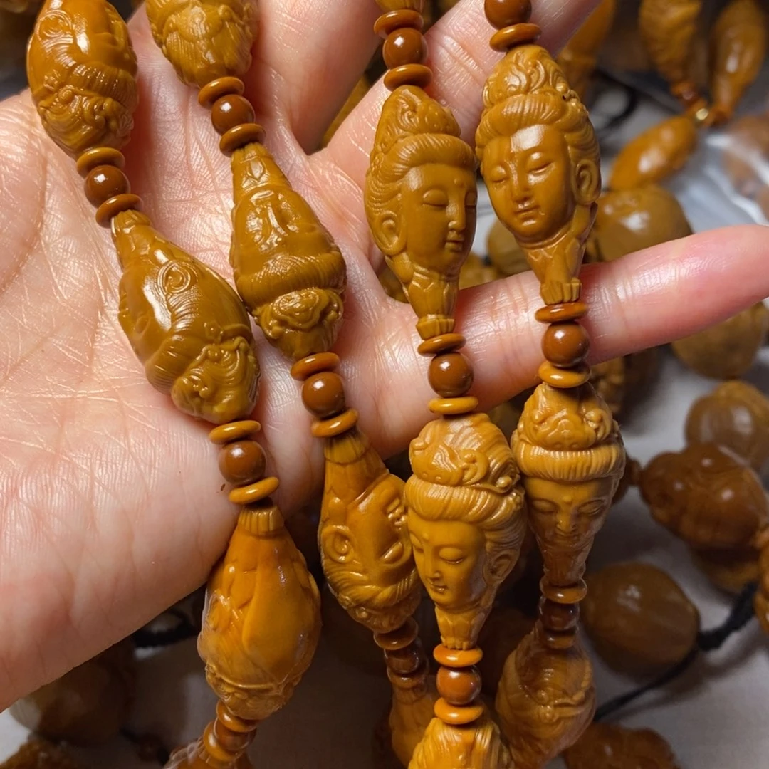 橄榄核手串/手链柳叶观音脖挂