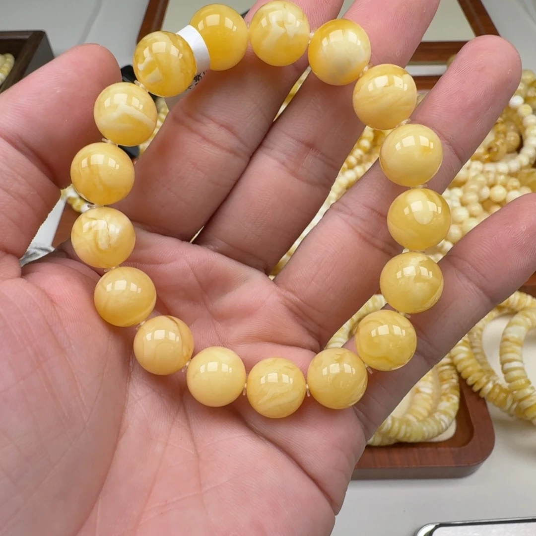 手链琥珀未镶嵌12mm
