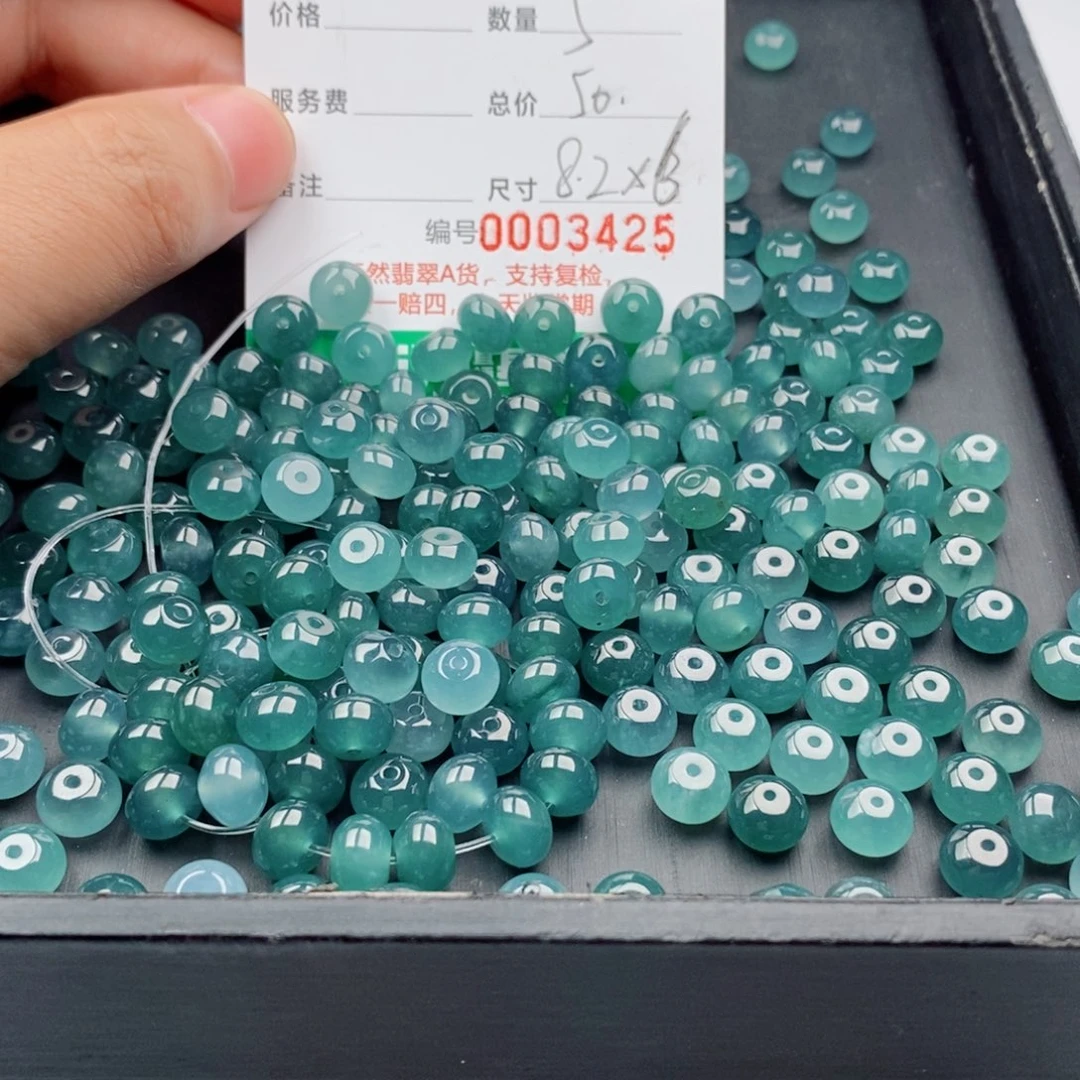 翡翠未镶嵌手链多样性发自选