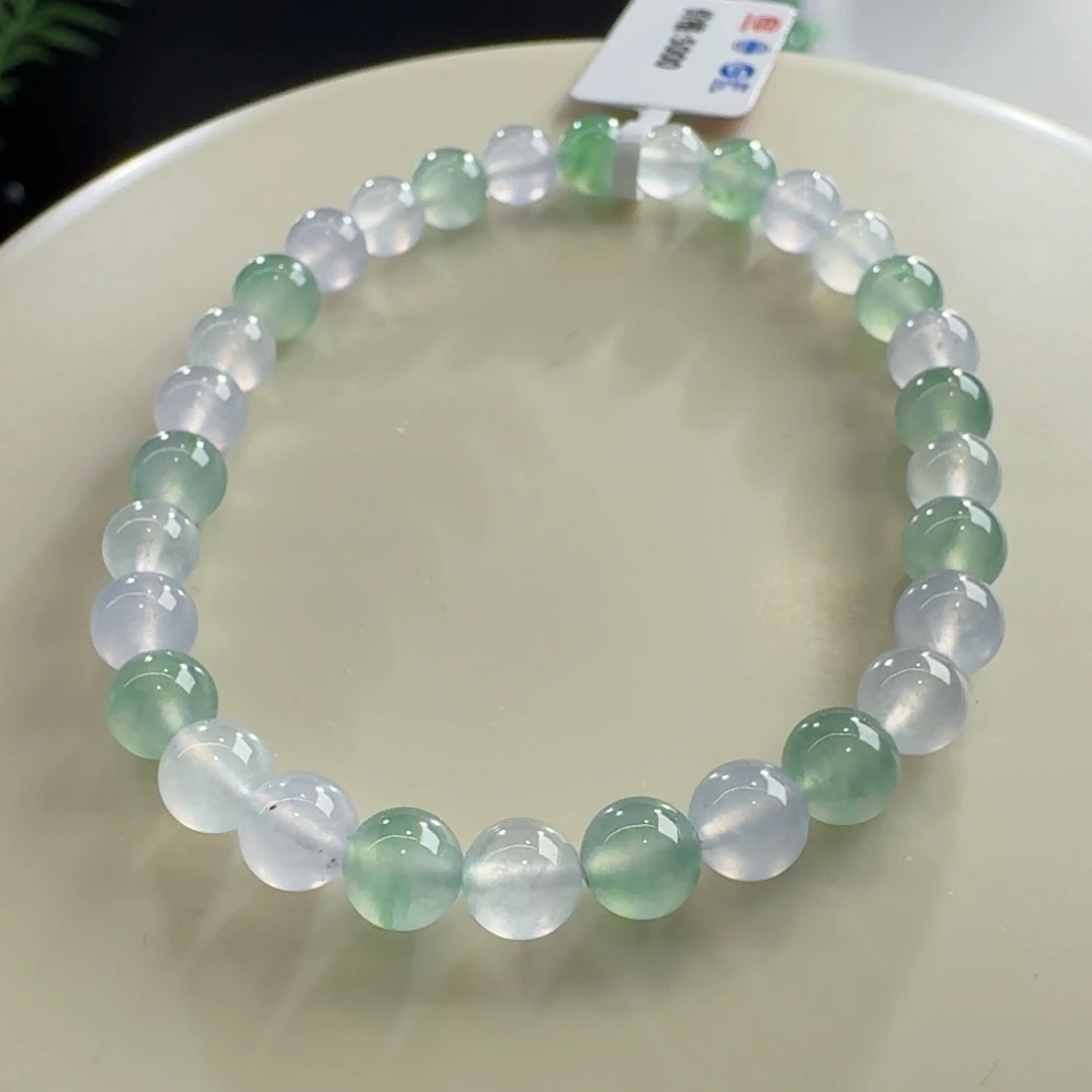 未镶嵌手链翡翠力推！巨巨巨漏！三彩单圈卡6