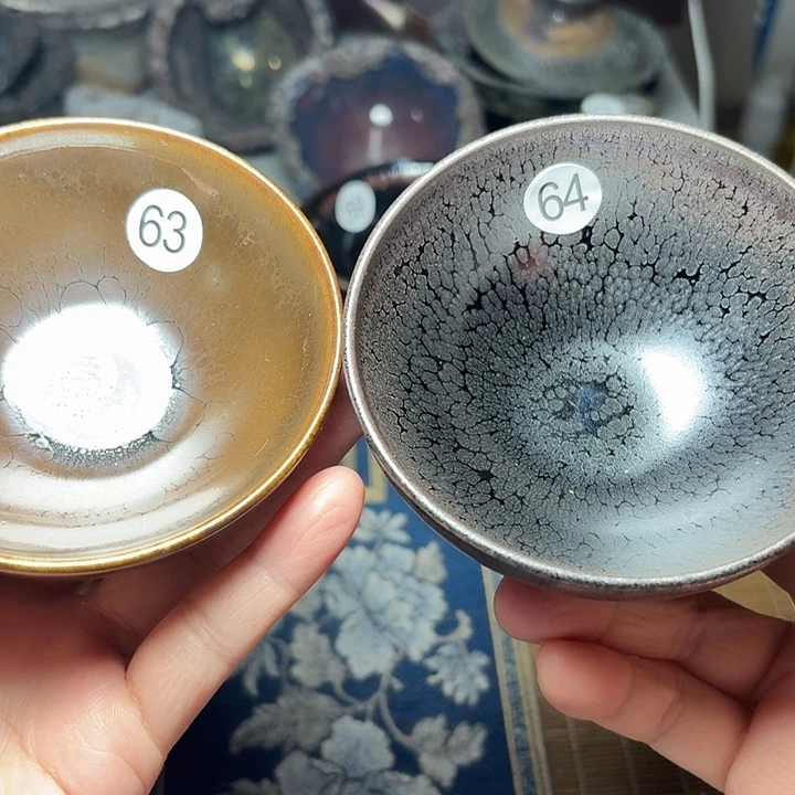 茶盏63，64 坚记茶盏摆件