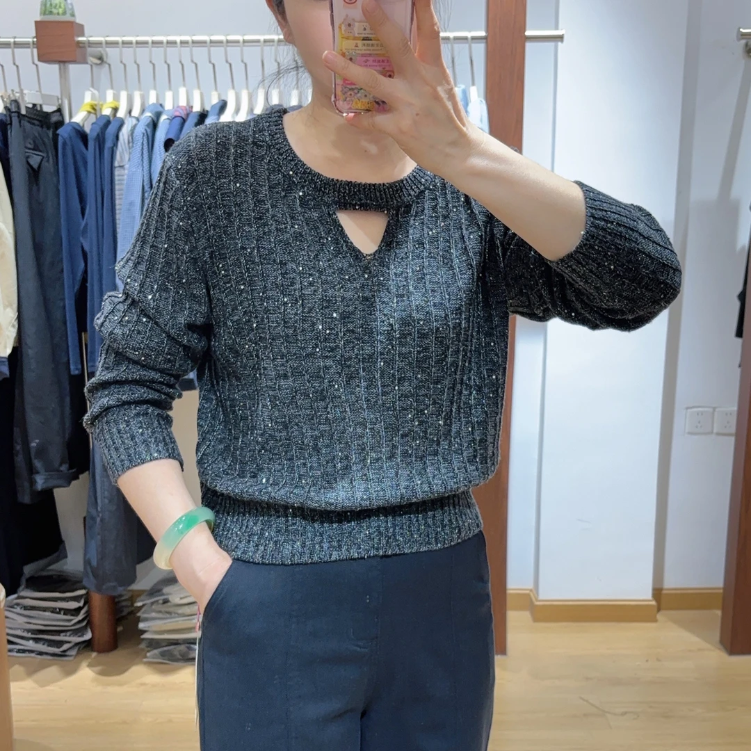 秋款亮片针织衫94534款