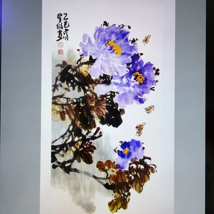 国画张圣敏先生纯手绘作品