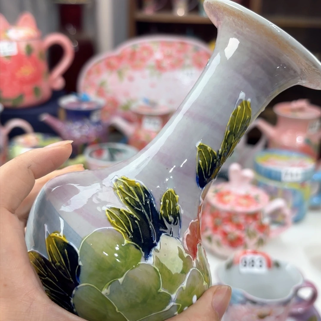 ?**糖景德镇手绘高温釉下彩陶瓷茶具