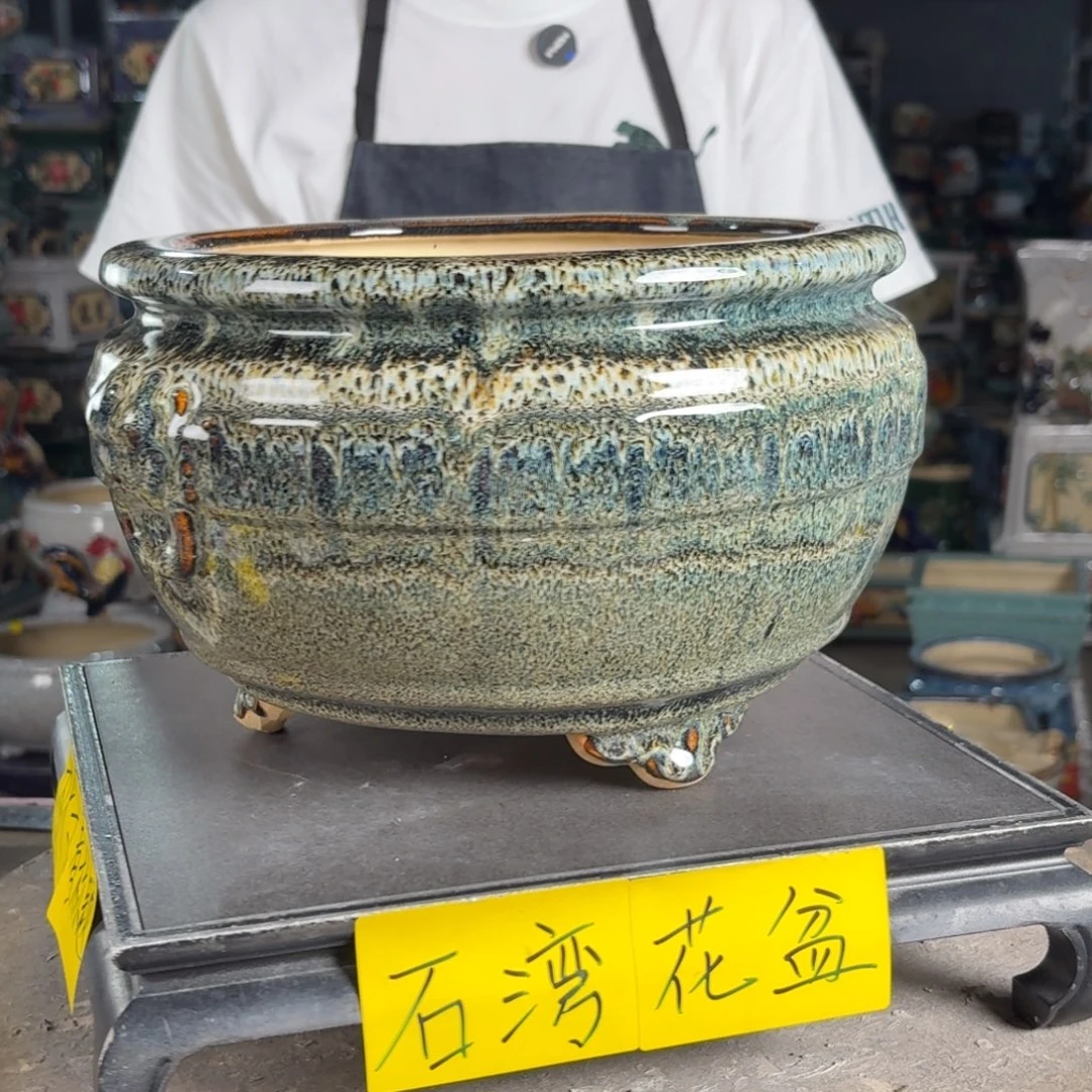 一风堂石湾花盆 内21*14