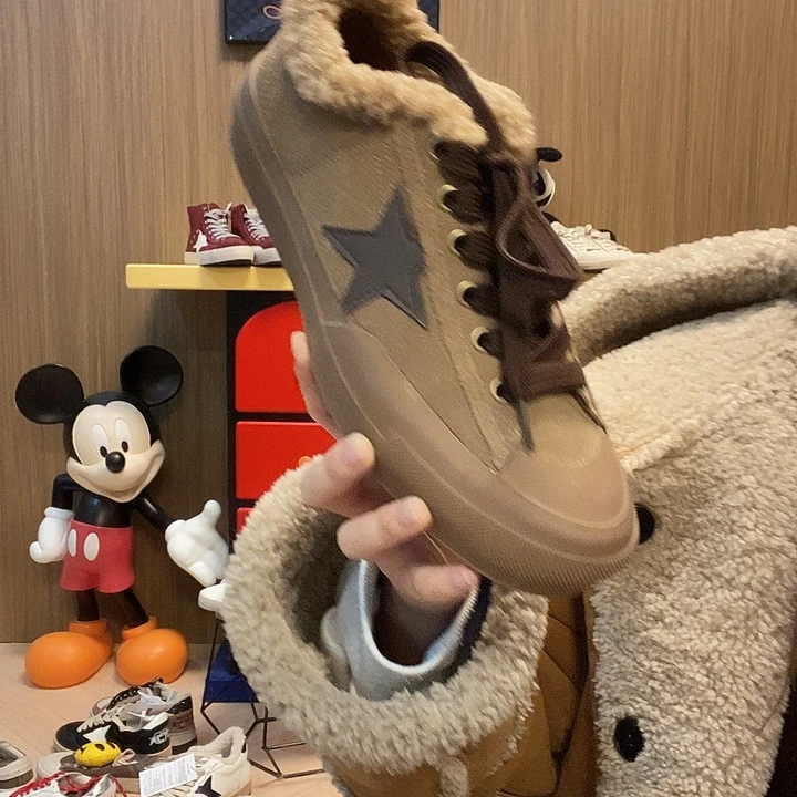 37棉鞋偏大半码鞋盒破