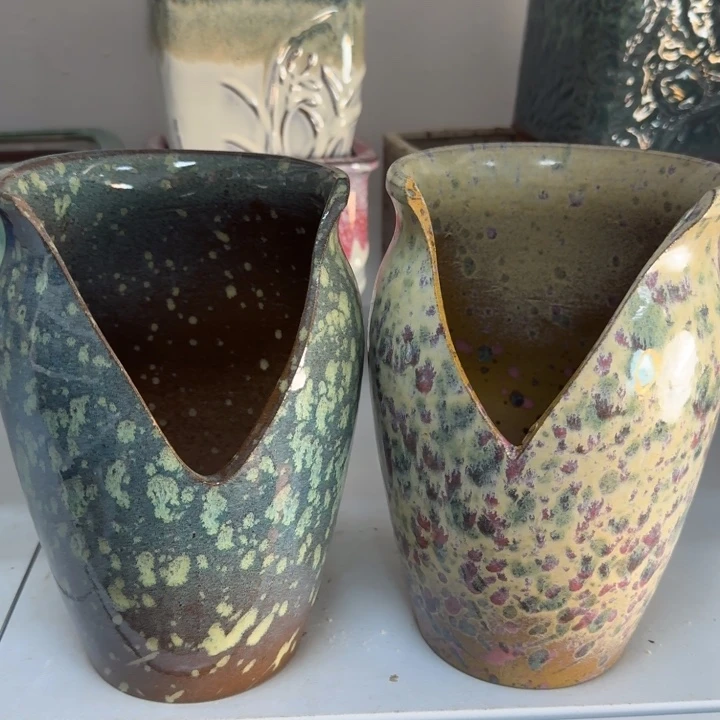 紫砂花盆口12.5高20，111111