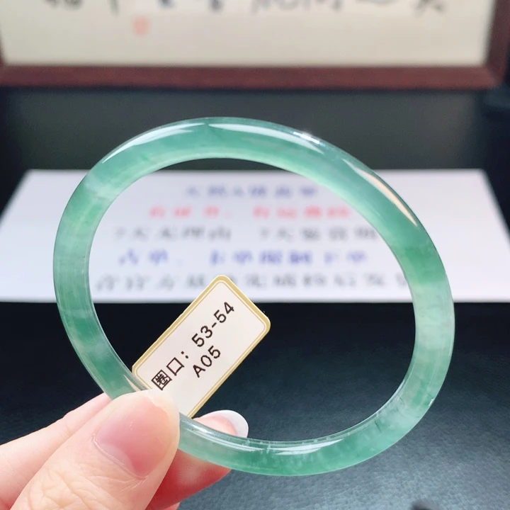 翡翠未镶嵌手镯翡翠手镯96