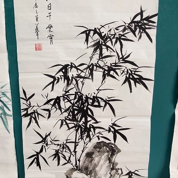 国画三尺手绘花鸟