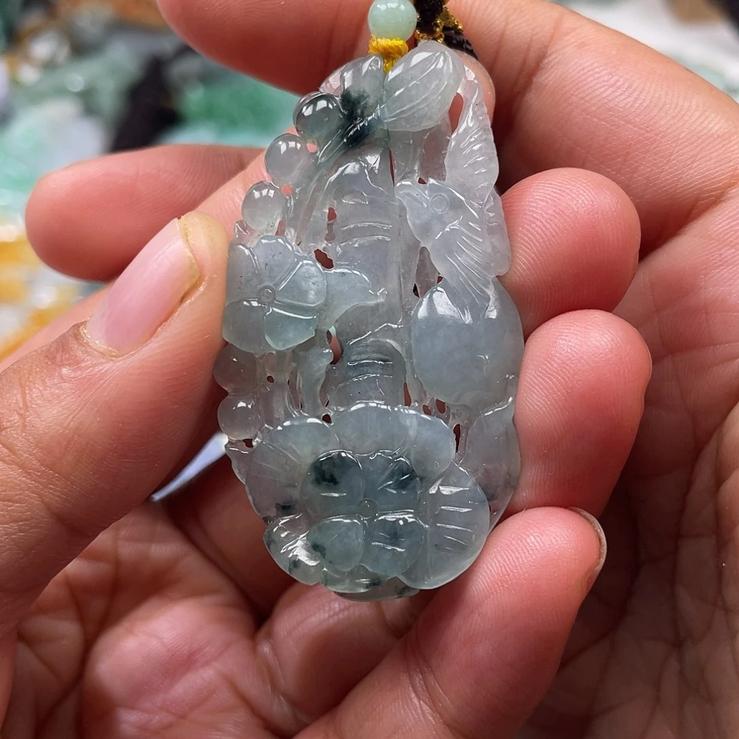 颈饰未镶嵌翡翠翡玉缘翡翠