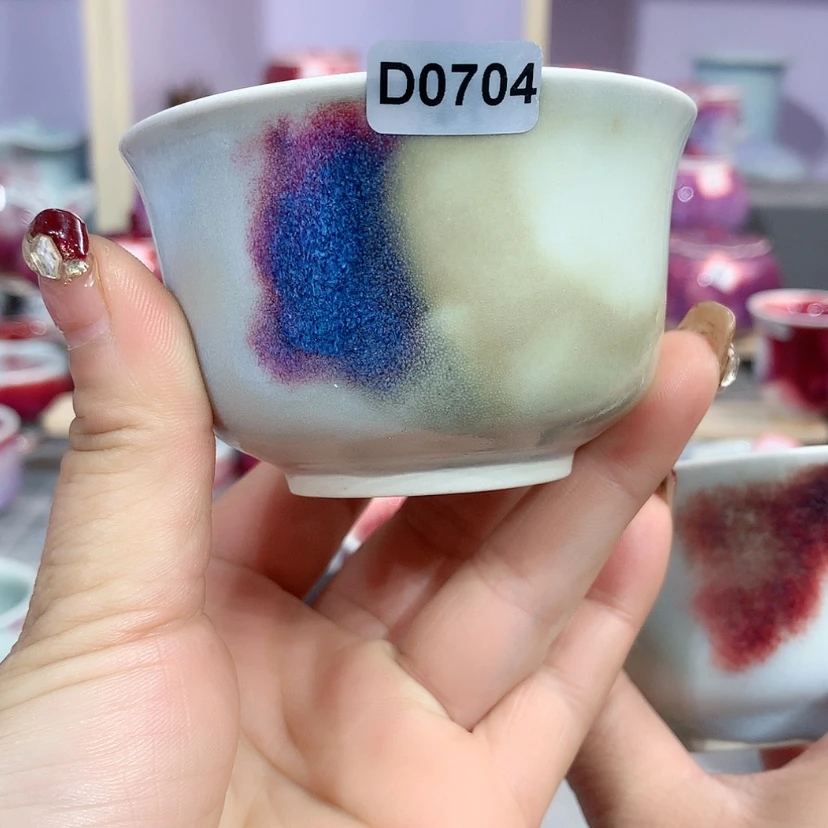 【闪购商品】钧瓷主人杯摆件工艺品