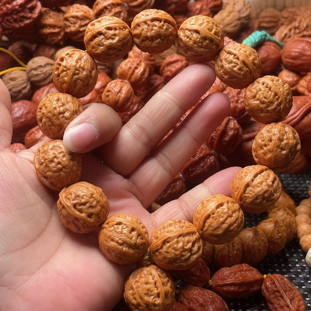 大***几文玩核桃手串荔枝纹