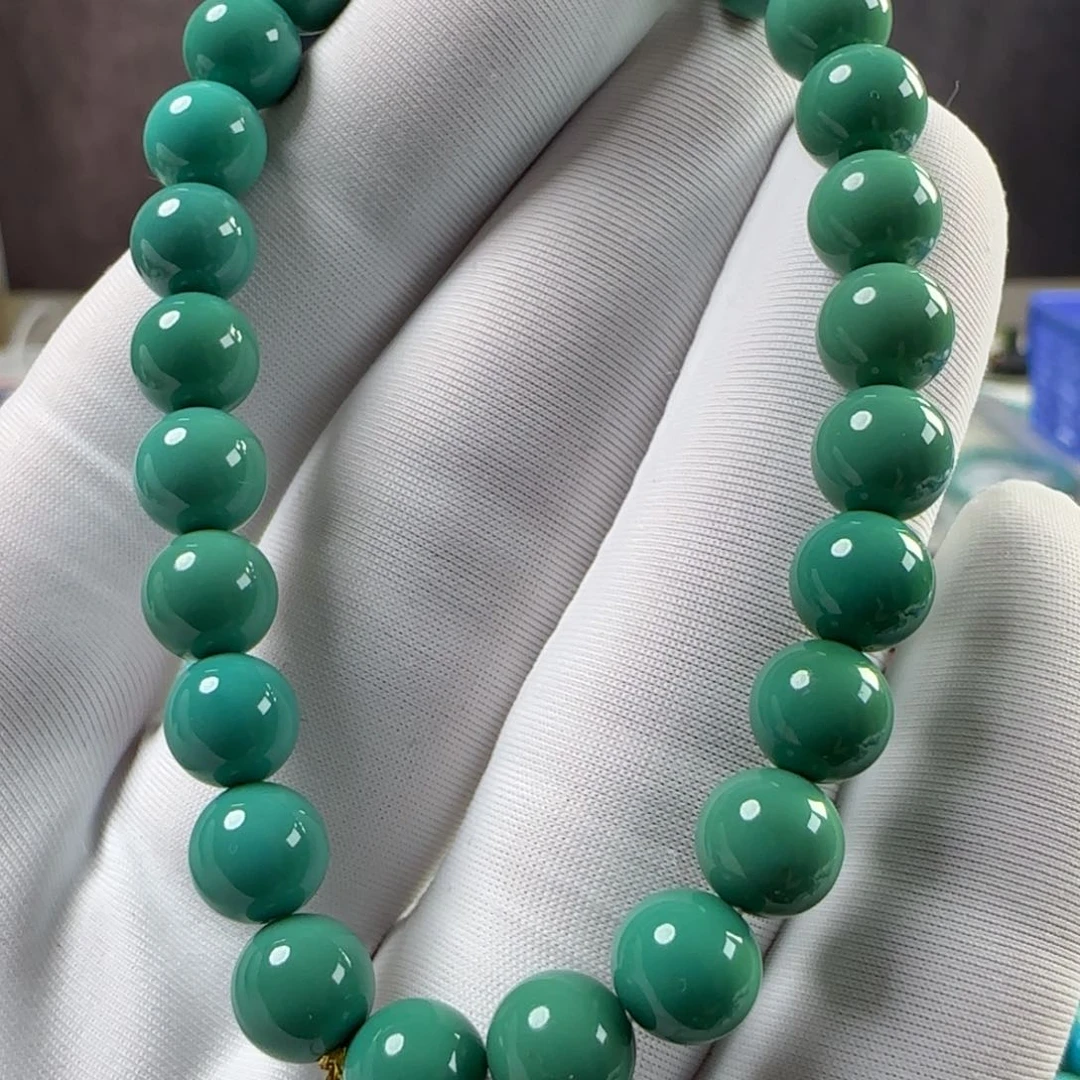 绿松石未镶嵌手串7mm 5500