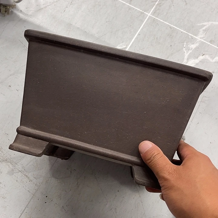 清***尘花盆紫砂好吧好嘛