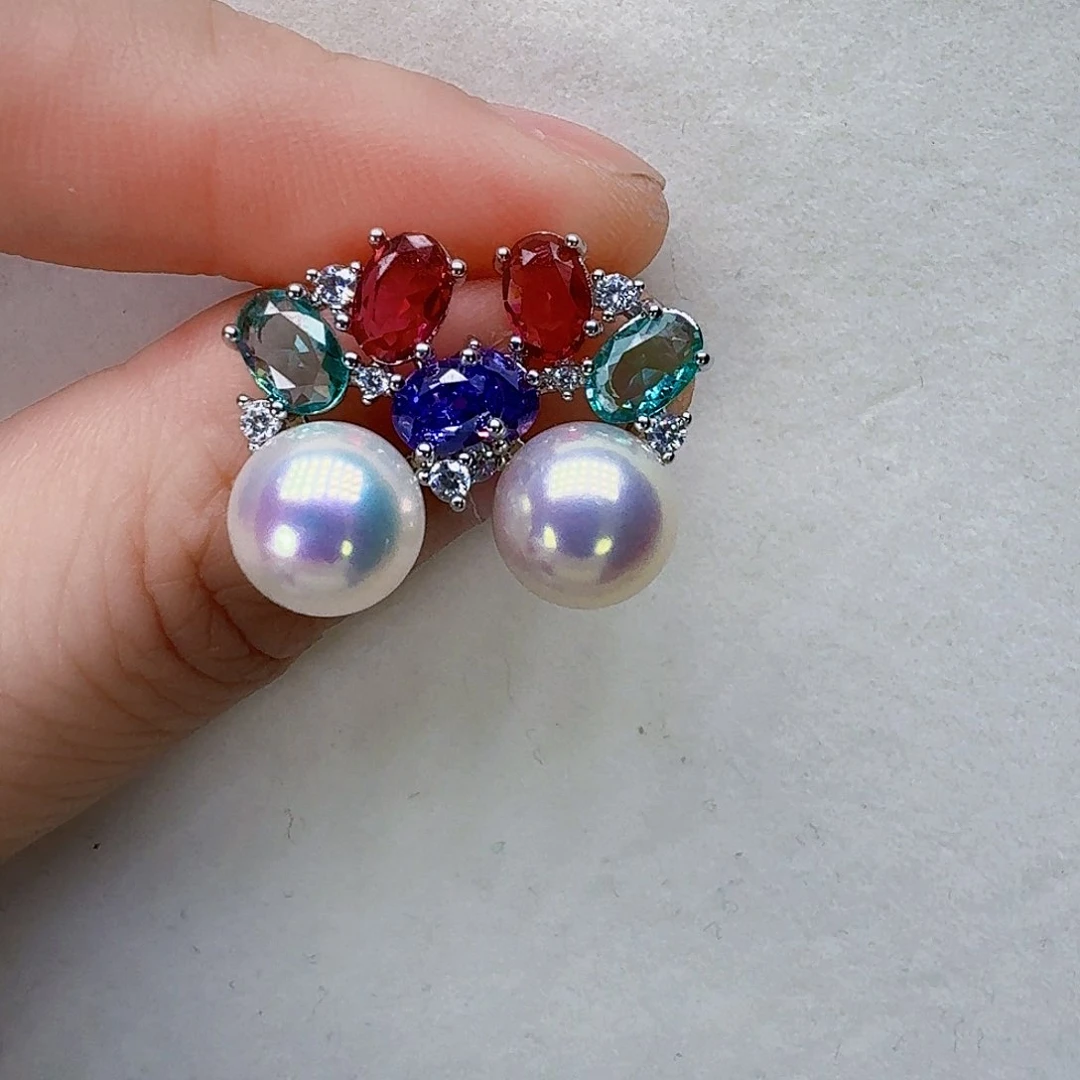 未镶嵌淡水珍珠耳饰