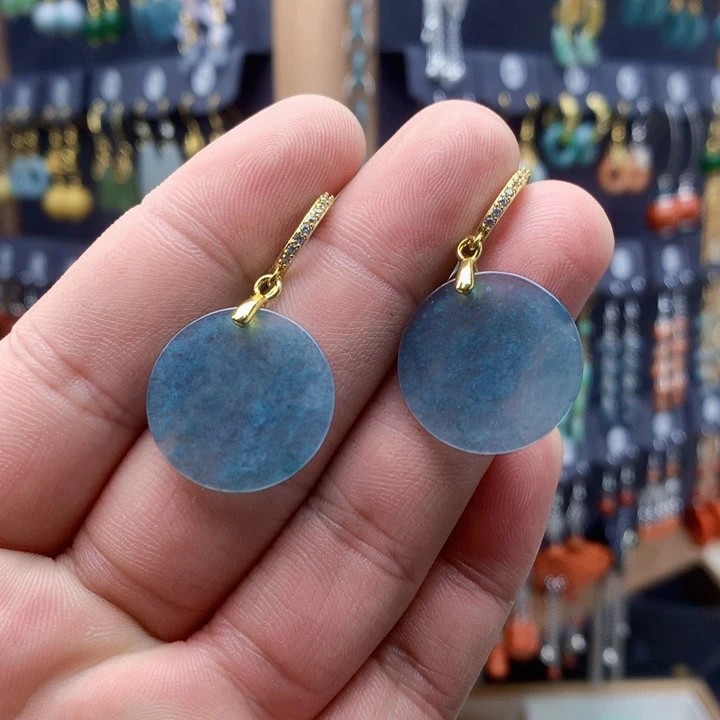 未镶嵌翡翠耳饰耳饰