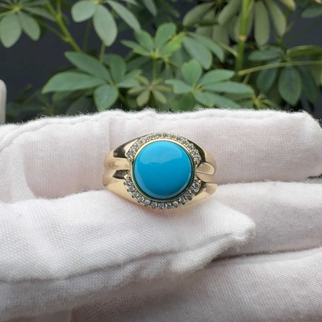 绿松石未镶嵌戒指戒指