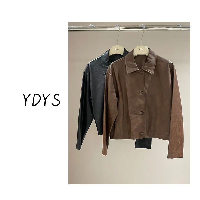 【YDYS】25K00909 2025新款时尚气质小众常规大码外套