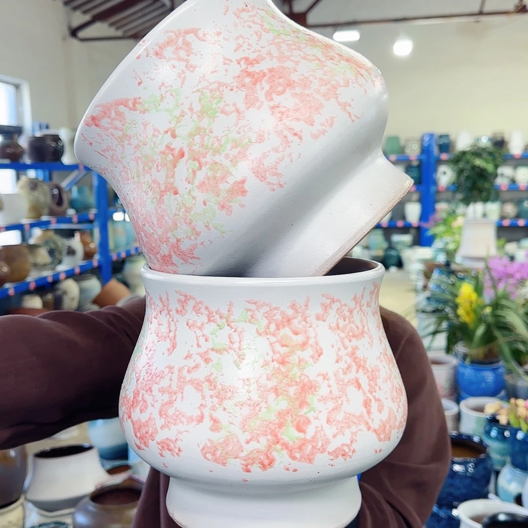 花盆紫砂高20口19