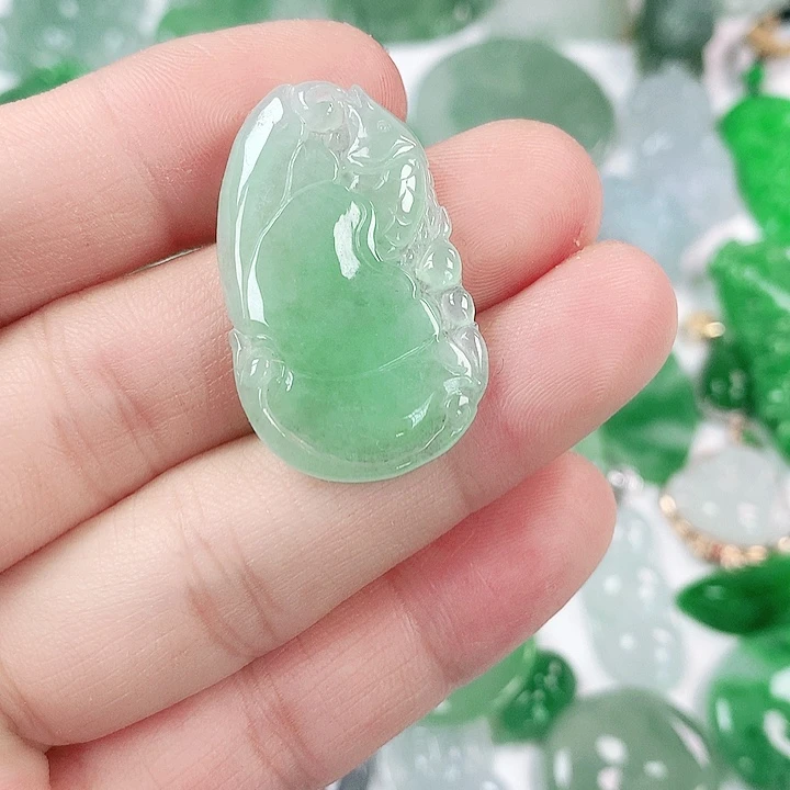 翡翠未镶嵌颈饰缅甸翡翠A货