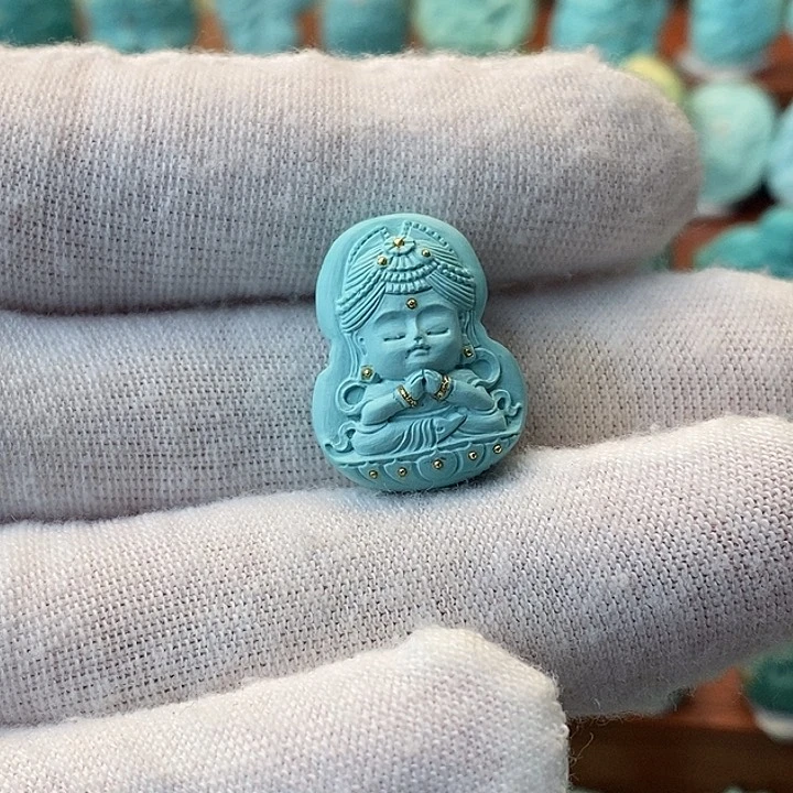 绿松石未镶嵌配饰