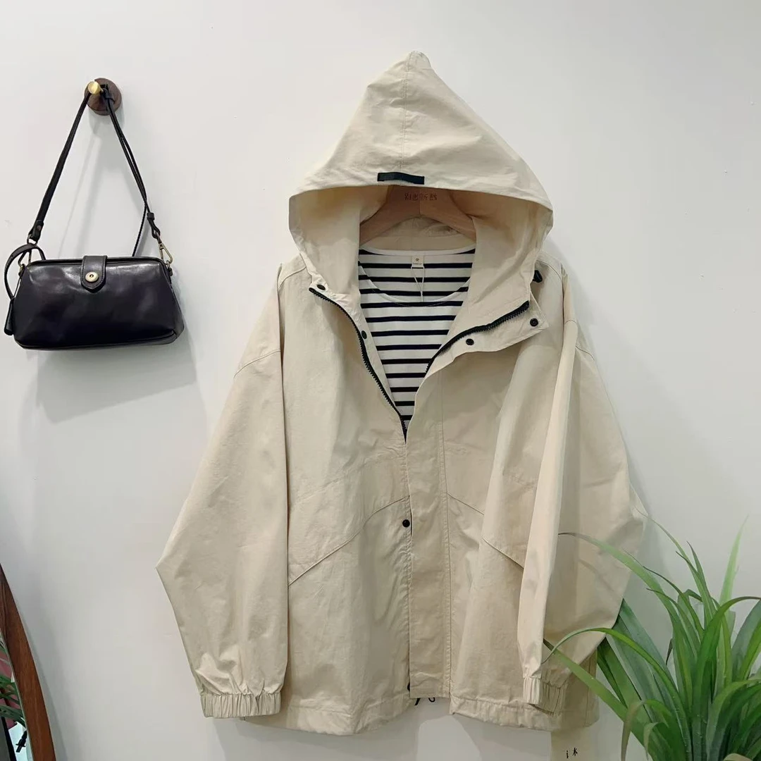 别出新裁C-33725春款连帽外套   衣长64