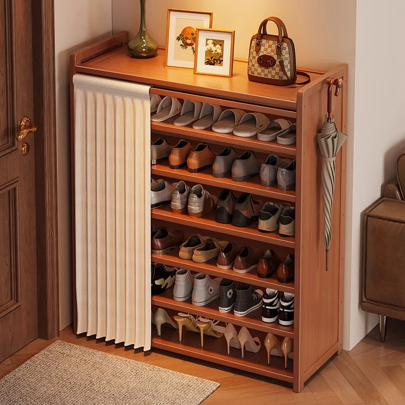 鞋架门口家用入户多层室内小窄2025新款出租房用简易防尘收纳鞋柜